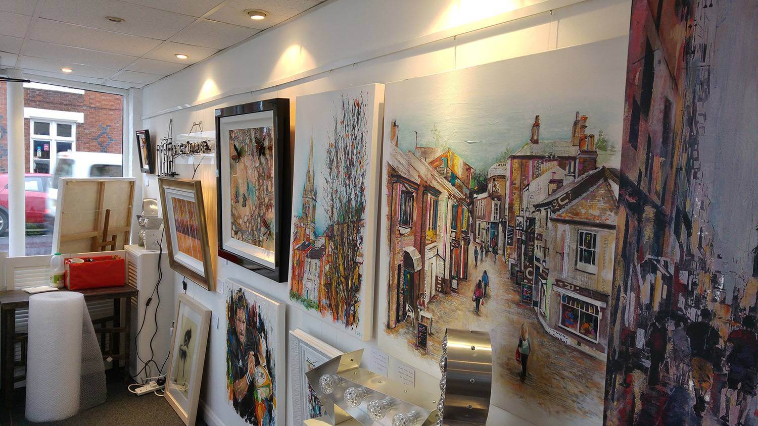 Bespoke Framing and Art Gallery Rugby Town Anna Lorimer